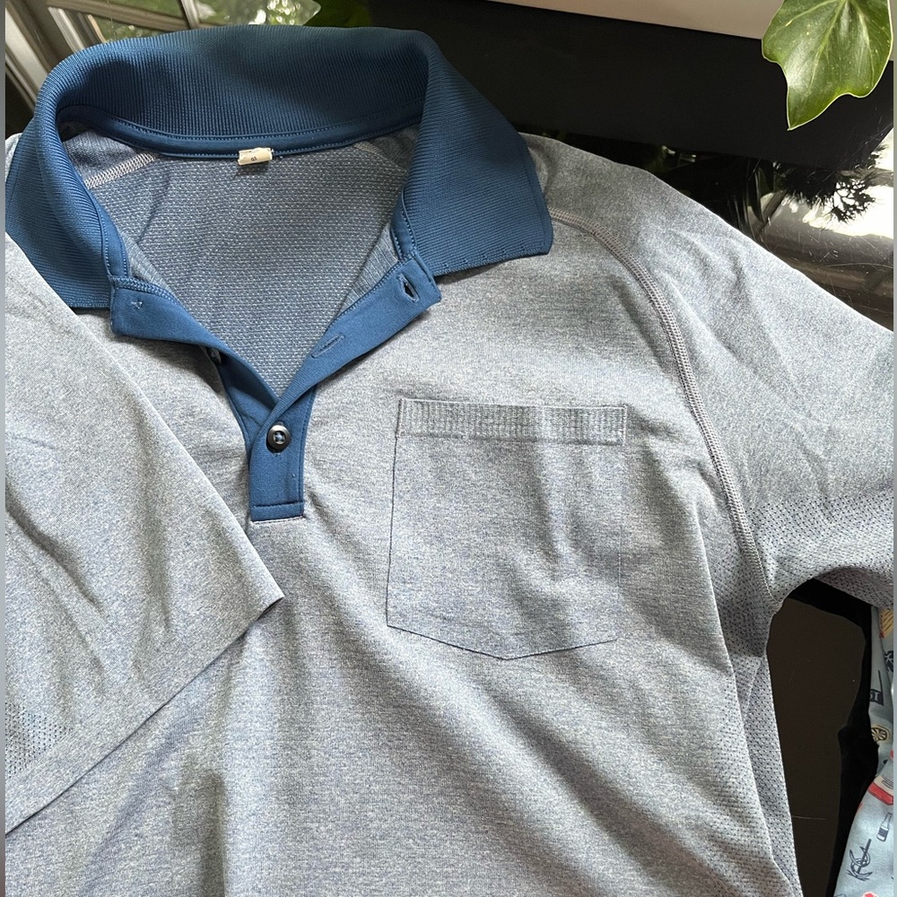 Lululemon Blue Medium Polo Shirt